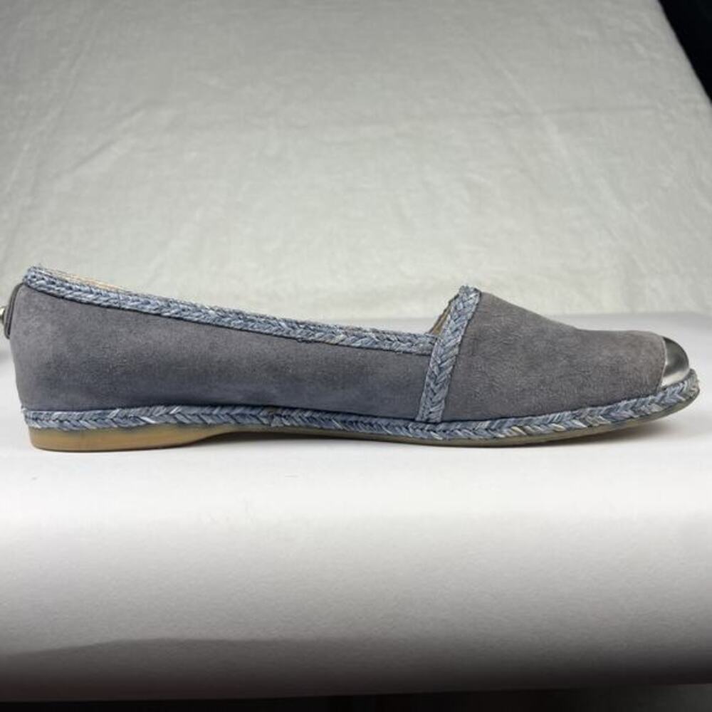 Stuart Weitzman Sz 6.5 Blue Mirror‎ Cap Toe Preppy Academia Classic Luxury - Picture 13 of 16